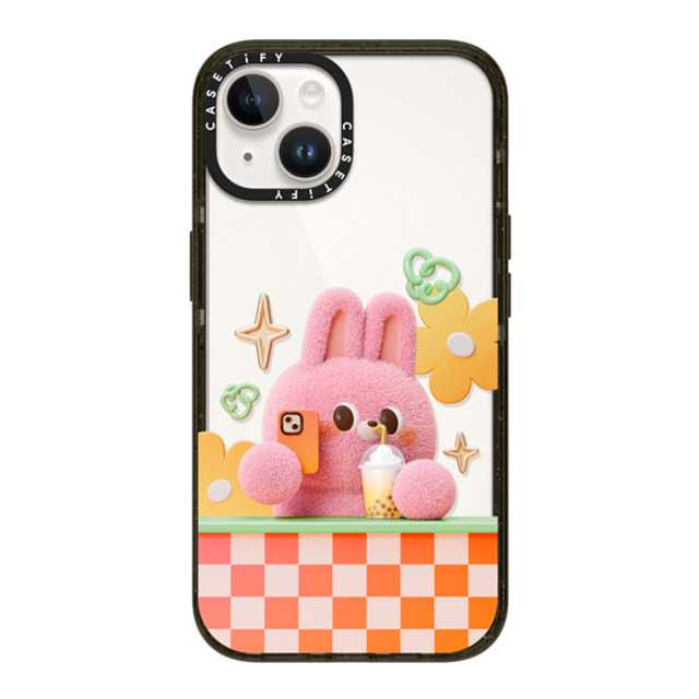 Bonnie Lu x CASETiFY iPhone 14 ケース ブラック インパクトケース Selfie by Bonnie Lu