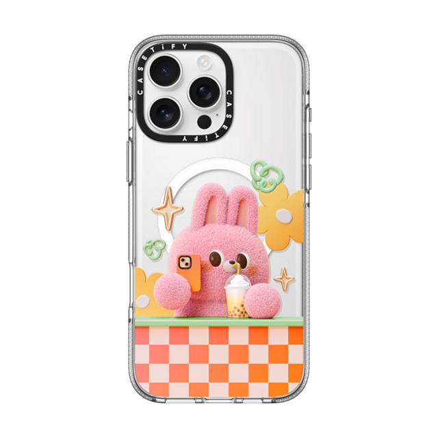 Bonnie Lu x CASETiFY iPhone 16 Pro Max ケース クリア クリア ケース MagSafe対応 Selfie by Bonnie Lu