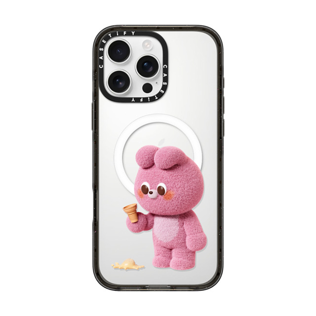 Bonnie Lu x CASETiFY iPhone 16 Pro Max Case Black Impact Case MagSafe Compatible My Ice Cream Back to School Bonnie Lu x CASETiFY iPhone 16 Pro Max Case Black Impact Case MagSafe Compatible My Ice Cream Back to School