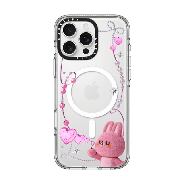 Bonnie Lu x CASETiFY iPhone 16 Pro Max Case クリア クリア ケース MagSafe対応 Blowing Bubbles Mother's Day Bonnie Lu x CASETiFY iPhone 16 Pro Max Case クリア クリア ケース MagSafe対応 Blowing Bubbles Mother's Day