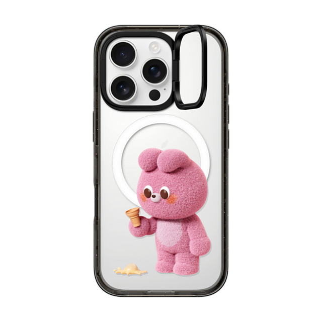 Bonnie Lu x CASETiFY iPhone 16 Pro Case Black インパクトリングスタンドケース MagSafe対応 My Ice Cream Back to School Bonnie Lu x CASETiFY iPhone 16 Pro Case Black インパクトリングスタンドケース MagSafe対応 My Ice Cream Back to School