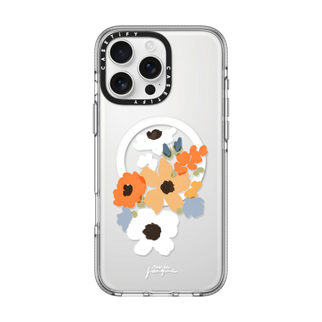 Sacree Frangine x CASETiFY iPhone 16 Pro Max ケース クリア クリア ケース MagSafe対応 Composition Florale Back to School Sacree Frangine x CASETiFY iPhone 16 Pro Max ケース クリア クリア ケース MagSafe対応 Composition Florale Back to School