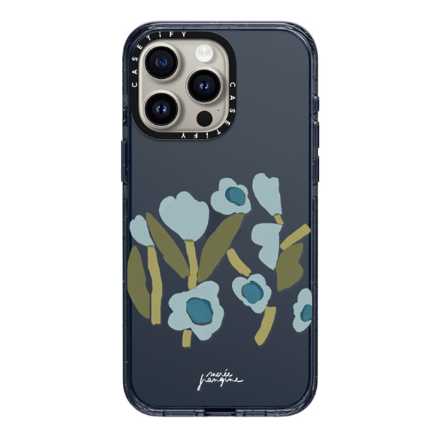 Sacree Frangine x CASETiFY iPhone 15 Pro Max Case Classic Blue インパクトケース Fleurs Bleues Mother's Day Sacree Frangine x CASETiFY iPhone 15 Pro Max Case Classic Blue インパクトケース Fleurs Bleues Mother's Day