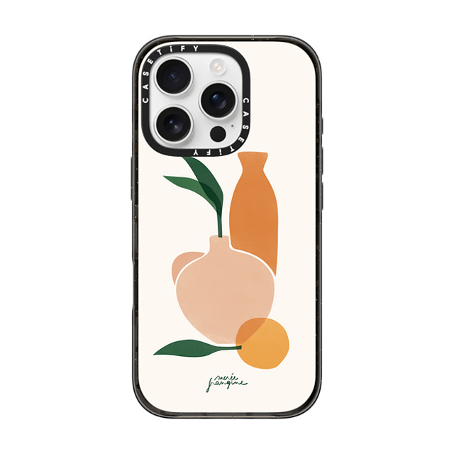 Sacree Frangine x CASETiFY iPhone 16 Pro Case Fruit,Geometric Black Impact Case Composition Céramique By Sacrée Frangine Mother's Day Sacree Frangine x CASETiFY iPhone 16 Pro Case Fruit,Geometric Black Impact Case Composition Céramique By Sacrée Frangine Mother's Day