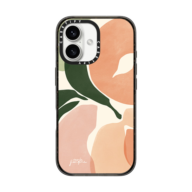 Sacree Frangine x CASETiFY iPhone 16 Case Fruit,Geometric Black Impact Case MagSafe Compatible Blessed Be The Fruit By Sacrée Frangine Mother's Day Sacree Frangine x CASETiFY iPhone 16 Case Fruit,Geometric Black Impact Case MagSafe Compatible Blessed Be The Fruit By Sacrée Frangine Mother's Day