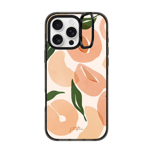 Sacree Frangine x CASETiFY iPhone 16 Pro Max Case Fruit,Geometric Black インパクトリングスタンドケース MagSafe対応 Douces Pêches By Sacrée Frangine Father's Day Sacree Frangine x CASETiFY iPhone 16 Pro Max Case Fruit,Geometric Black インパクトリングスタンドケース MagSafe対応 Douces Pêches By Sacrée Frangine Father's Day