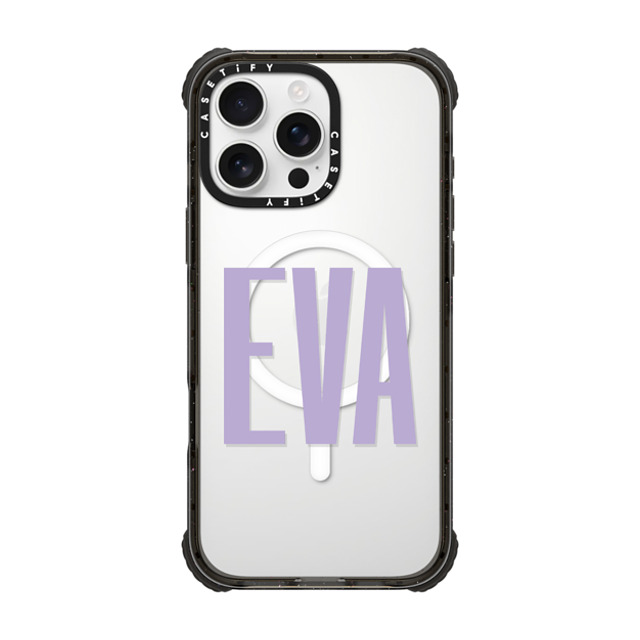 CASETiFY iPhone 16 Pro Max Case Black ウルトラ インパクトケース MagSafe 対応 Custom Case - EVA CASETiFY iPhone 16 Pro Max Case Black ウルトラ インパクトケース MagSafe 対応 Custom Case - EVA