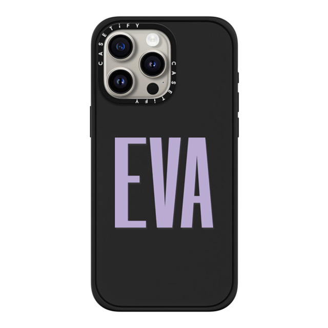 CASETiFY iPhone 15 Pro Max Case Matte Black Impact Case MagSafe Compatible Custom Case - EVA CASETiFY iPhone 15 Pro Max Case Matte Black Impact Case MagSafe Compatible Custom Case - EVA