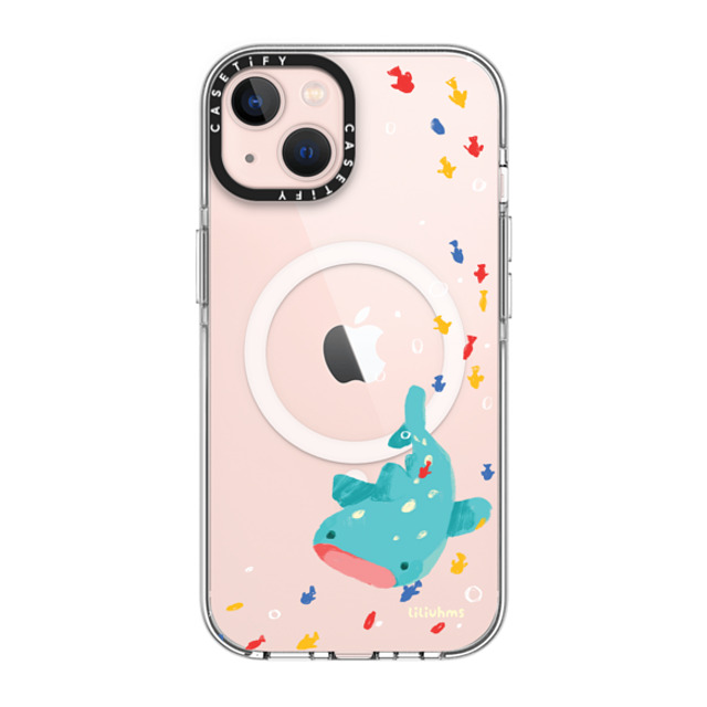 Liliuhms x CASETiFY iPhone 13 ケース クリア クリア ケース MagSafe対応 Whale Shark's Open Space