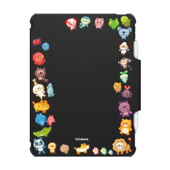 Impact Folio iPad Pro 11-inch (3rd/4th gen) Case - Goofy Animals