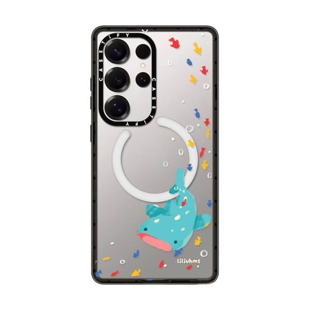 Liliuhms x CASETiFY Galaxy S25 Ultra ケース Cartoon ブラック Impact Magnetic Case Whale Shark's Open Space Liliuhms x CASETiFY Galaxy S25 Ultra ケース Cartoon ブラック Impact Magnetic Case Whale Shark's Open Space