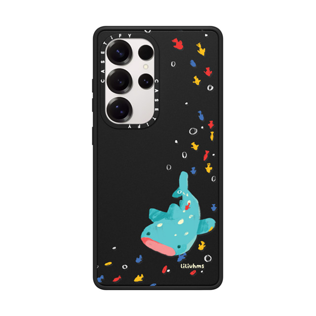 Liliuhms x CASETiFY Galaxy S25 Ultra ケース Cartoon マットブラック Impact Magnetic Case Whale Shark's Open Space Liliuhms x CASETiFY Galaxy S25 Ultra ケース Cartoon マットブラック Impact Magnetic Case Whale Shark's Open Space