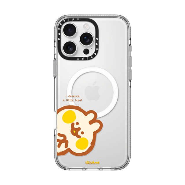 Liliuhms x CASETiFY iPhone 16 Pro Max ケース Cartoon クリア クリア ケース MagSafe対応 A Little Treat Bunny Back to School Liliuhms x CASETiFY iPhone 16 Pro Max ケース Cartoon クリア クリア ケース MagSafe対応 A Little Treat Bunny Back to School