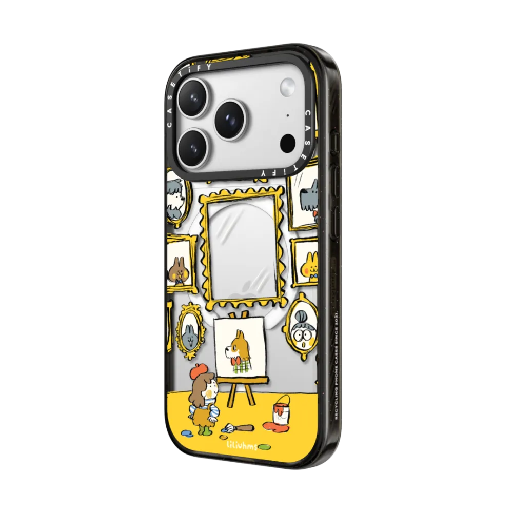 Impact iPhone 17 Pro Max Case MagSafe Compatible - The Artist's Pet Portraits