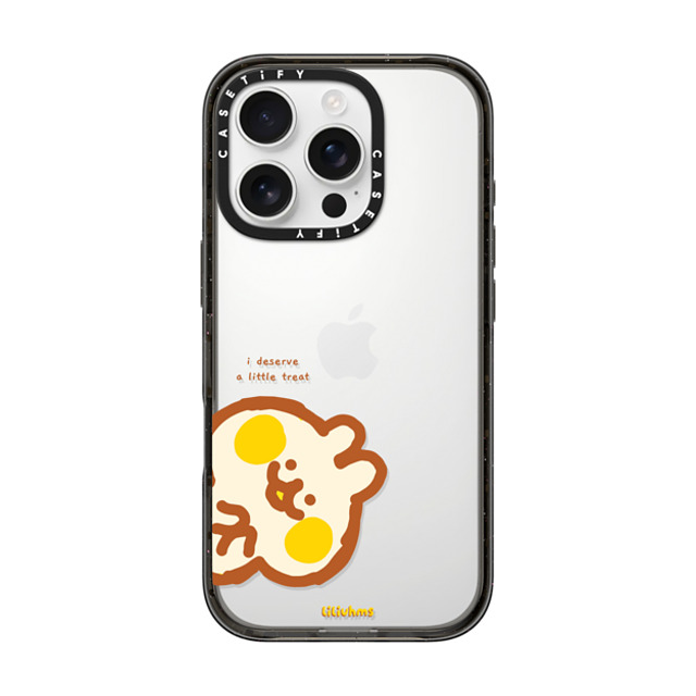 Liliuhms x CASETiFY iPhone 16 Pro ケース Cartoon ブラック インパクトケース A Little Treat Bunny Back to School Liliuhms x CASETiFY iPhone 16 Pro ケース Cartoon ブラック インパクトケース A Little Treat Bunny Back to School