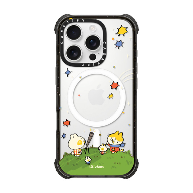Liliuhms x CASETiFY iPhone 16 Pro Case Black ウルトラ インパクトケース MagSafe 対応 Starry Night with Friends Liliuhms x CASETiFY iPhone 16 Pro Case Black ウルトラ インパクトケース MagSafe 対応 Starry Night with Friends