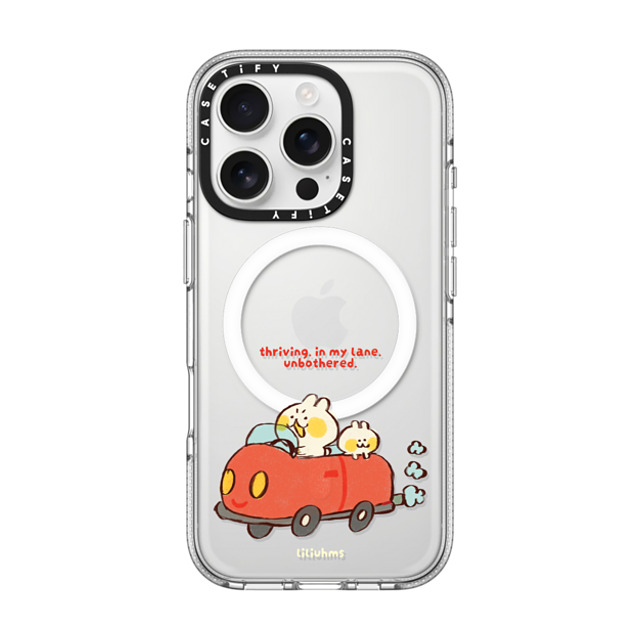 Liliuhms x CASETiFY iPhone 16 Pro ケース Cartoon クリア クリア ケース MagSafe対応 Two Buns Road Trip Back to School Liliuhms x CASETiFY iPhone 16 Pro ケース Cartoon クリア クリア ケース MagSafe対応 Two Buns Road Trip Back to School