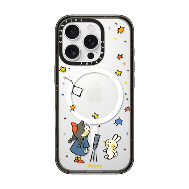 Liliuhms x CASETiFY iPhone 16 Pro Case Cartoon Black Impact Case MagSafe Compatible Starry Night Explosion Mother's Day Liliuhms x CASETiFY iPhone 16 Pro Case Cartoon Black Impact Case MagSafe Compatible Starry Night Explosion Mother's Day