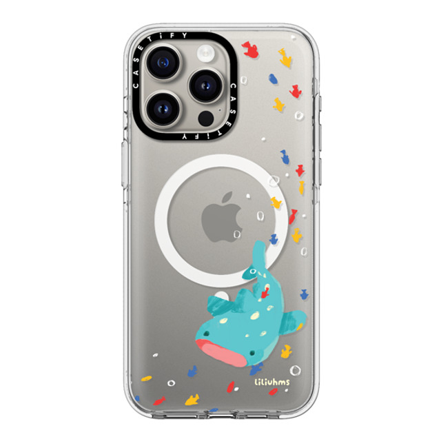 Liliuhms x CASETiFY iPhone 15 Pro Max ケース クリア クリア ケース MagSafe対応 Whale Shark's Open Space