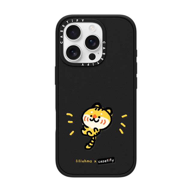 Liliuhms x CASETiFY iPhone 16 Pro Case Bunny,Cartoon マットブラック Impact Case MagSafe Compatible Little Tiger Mother's Day Liliuhms x CASETiFY iPhone 16 Pro Case Bunny,Cartoon マットブラック Impact Case MagSafe Compatible Little Tiger Mother's Day