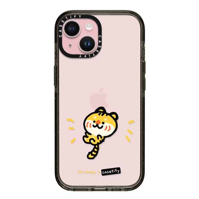 Liliuhms x CASETiFY iPhone 15 Case Bunny,Cartoon Black インパクトケース Little Tiger Mother's Day Liliuhms x CASETiFY iPhone 15 Case Bunny,Cartoon Black インパクトケース Little Tiger Mother's Day