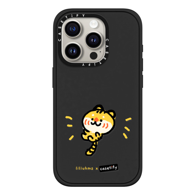 Liliuhms x CASETiFY iPhone 15 Pro Case Bunny,Cartoon マットブラック Impact Case MagSafe Compatible Little Tiger Mother's Day Liliuhms x CASETiFY iPhone 15 Pro Case Bunny,Cartoon マットブラック Impact Case MagSafe Compatible Little Tiger Mother's Day