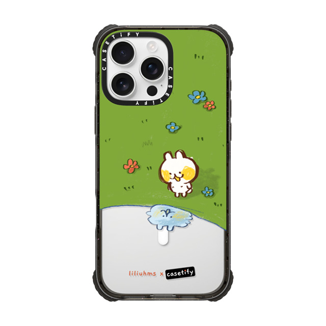 Liliuhms x CASETiFY iPhone 16 Pro Max Case Black ウルトラ インパクトケース MagSafe 対応 Bun's Reflection Liliuhms x CASETiFY iPhone 16 Pro Max Case Black ウルトラ インパクトケース MagSafe 対応 Bun's Reflection