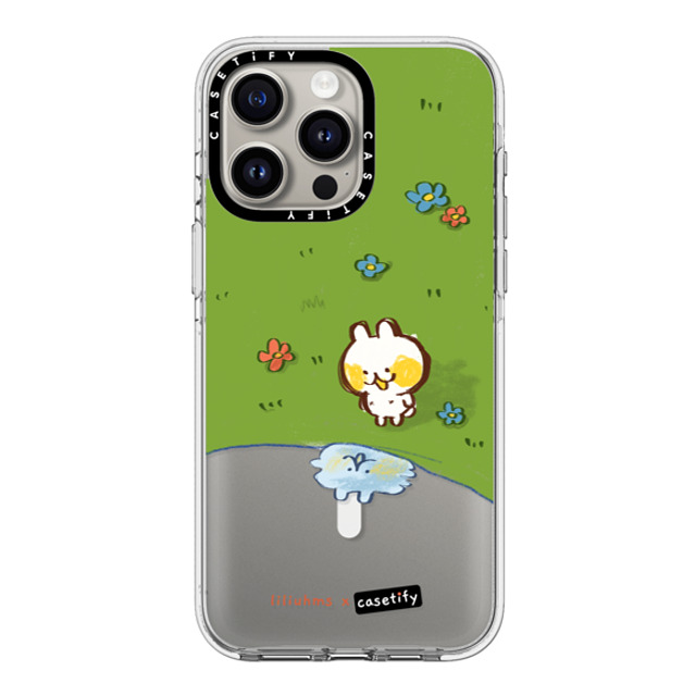Liliuhms x CASETiFY iPhone 15 Pro Max Case Clear Clear Case MagSafe Compatible Bun's Reflection Liliuhms x CASETiFY iPhone 15 Pro Max Case Clear Clear Case MagSafe Compatible Bun's Reflection