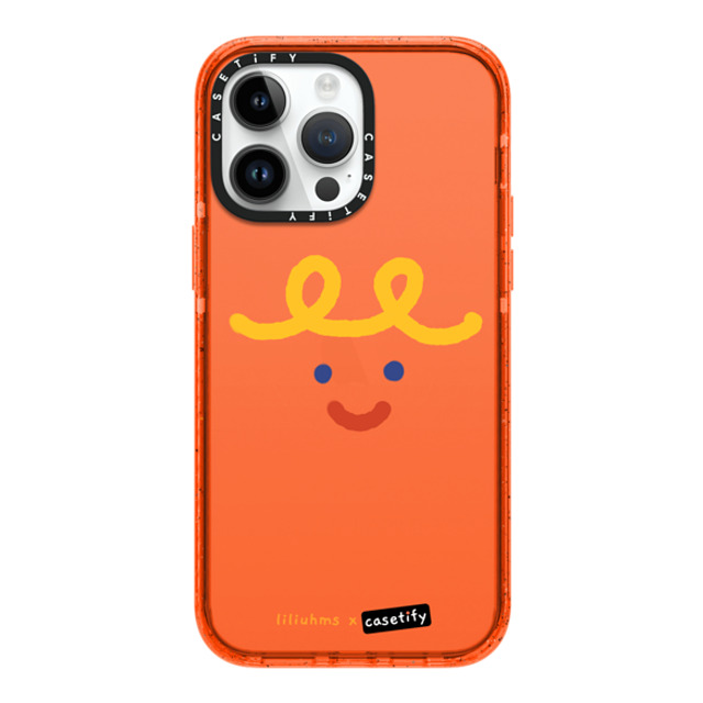 Liliuhms x CASETiFY iPhone 14 Pro Max ケース Cartoon,Icon オレンジ インパクトケース Macaroni Smile Back to School Liliuhms x CASETiFY iPhone 14 Pro Max ケース Cartoon,Icon オレンジ インパクトケース Macaroni Smile Back to School