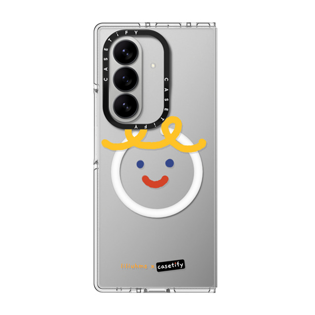 Liliuhms x CASETiFY Galaxy Z Fold7 P[X Cartoon,Icon NA }Olbg CpNgP[X Macaroni Smile Halloween