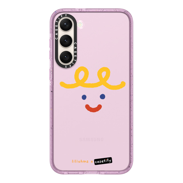 Liliuhms x CASETiFY Galaxy S23+ ケース Cartoon,Icon Lilac インパクトケース Macaroni Smile by liliuhms Liliuhms x CASETiFY Galaxy S23+ ケース Cartoon,Icon Lilac インパクトケース Macaroni Smile by liliuhms