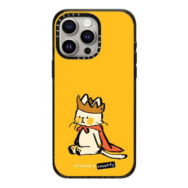 Liliuhms x CASETiFY iPhone 15 Pro Max ケース Cat,Cartoon ブラック インパクトケース MagSafe対応 The King of Cats Halloween Liliuhms x CASETiFY iPhone 15 Pro Max ケース Cat,Cartoon ブラック インパクトケース MagSafe対応 The King of Cats Halloween