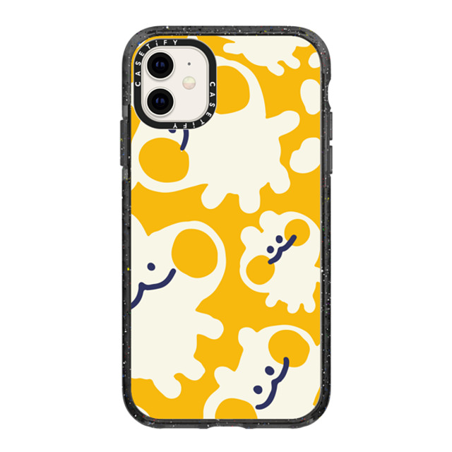 Liliuhms x CASETiFY iPhone 11 ケース ブラック インパクトケース Melty Buns