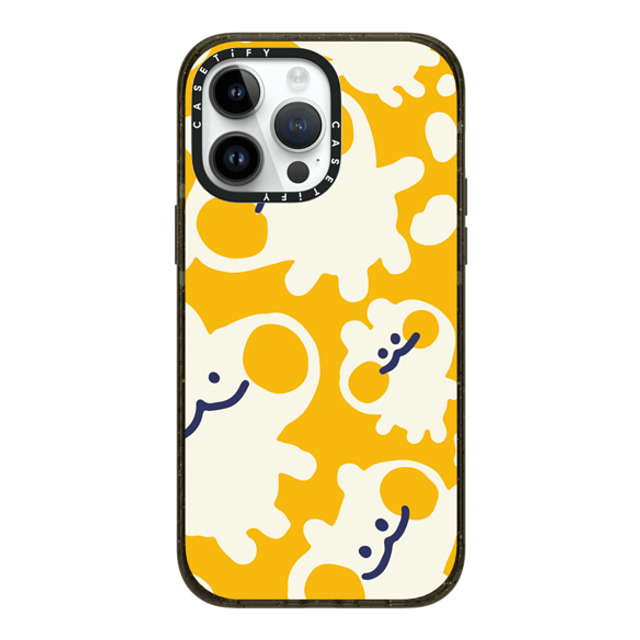 Liliuhms x CASETiFY iPhone 14 Pro Max ケース ブラック インパクトケース MagSafe対応 Melty Buns