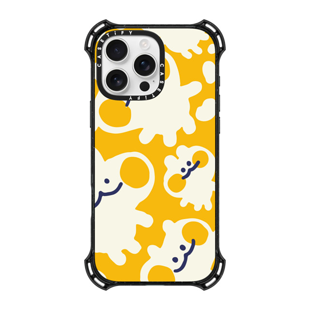 Liliuhms x CASETiFY iPhone 16 Pro Max ケース ブラック バウンスケース Melty Buns