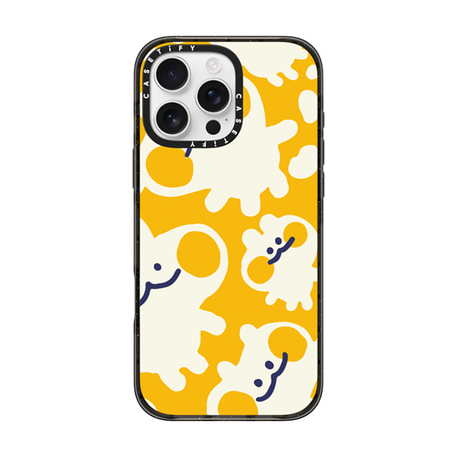 Liliuhms x CASETiFY iPhone 16 Pro Max ケース ブラック インパクトケース Melty Buns