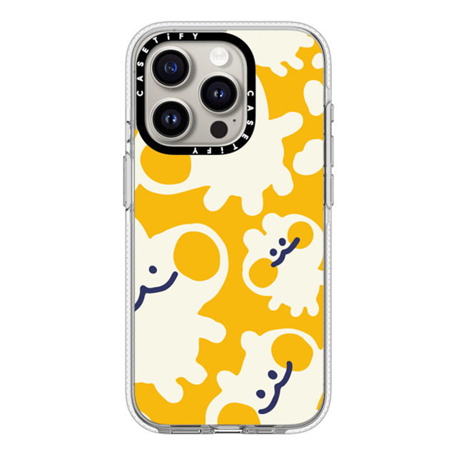 Liliuhms x CASETiFY iPhone 15 Pro ケース クリア クリア ケース MagSafe対応 Melty Buns