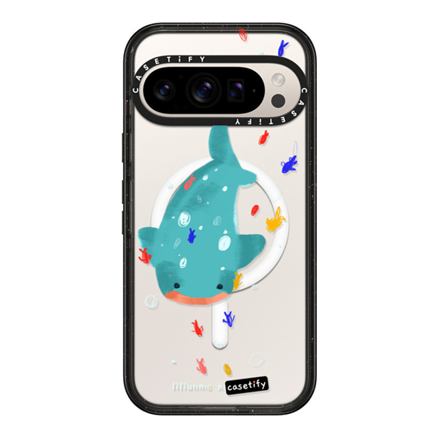 Liliuhms x CASETiFY Pixel 9 Pro ケース Summer,Ocean ブラック マグネット式 インパクトケース Whale Shark & Friends New iPhone Liliuhms x CASETiFY Pixel 9 Pro ケース Summer,Ocean ブラック マグネット式 インパクトケース Whale Shark & Friends New iPhone