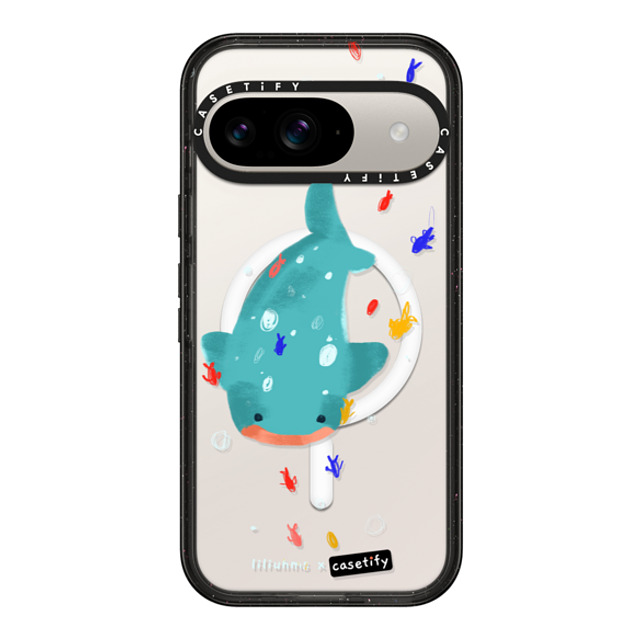 Liliuhms x CASETiFY Pixel 9 ケース Summer,Ocean ブラック マグネット式 インパクトケース Whale Shark & Friends New iPhone Liliuhms x CASETiFY Pixel 9 ケース Summer,Ocean ブラック マグネット式 インパクトケース Whale Shark & Friends New iPhone