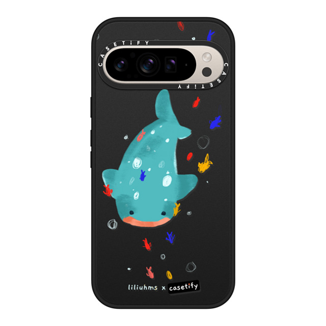 Liliuhms x CASETiFY Pixel 9 Pro XL ケース Summer,Ocean マットブラック マグネット式 インパクトケース Whale Shark & Friends New iPhone Liliuhms x CASETiFY Pixel 9 Pro XL ケース Summer,Ocean マットブラック マグネット式 インパクトケース Whale Shark & Friends New iPhone