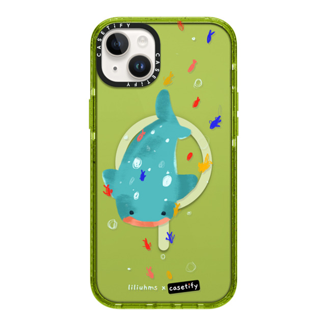 Liliuhms x CASETiFY iPhone 14 Plus Case Kiwi Impact Case MagSafe Compatible Whale Shark & Friends Liliuhms x CASETiFY iPhone 14 Plus Case Kiwi Impact Case MagSafe Compatible Whale Shark & Friends