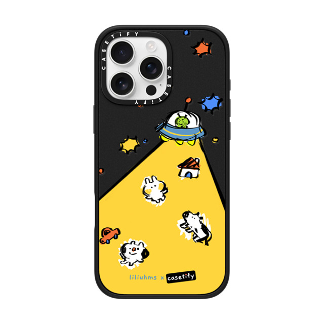 Liliuhms x CASETiFY iPhone 16 Pro Max Case Bunny,Space Matte Black Impact Case MagSafe Compatible Alien Invader Back to School Liliuhms x CASETiFY iPhone 16 Pro Max Case Bunny,Space Matte Black Impact Case MagSafe Compatible Alien Invader Back to School