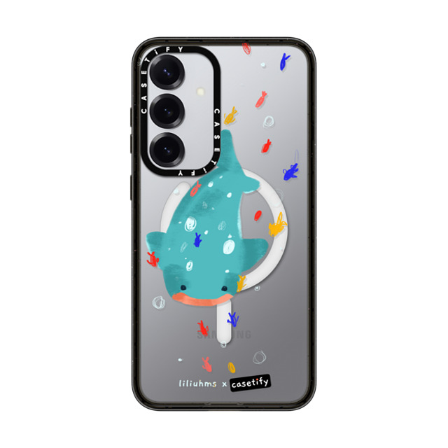 Liliuhms x CASETiFY Galaxy S25+ ケース Summer,Ocean ブラック マグネット式 インパクトケース Whale Shark & Friends New iPhone Liliuhms x CASETiFY Galaxy S25+ ケース Summer,Ocean ブラック マグネット式 インパクトケース Whale Shark & Friends New iPhone