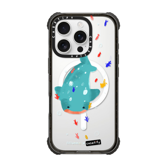 Liliuhms x CASETiFY iPhone 16 Pro Case Summer,Ocean Black ウルトラ インパクトケース MagSafe 対応 Whale Shark & Friends Back to School Liliuhms x CASETiFY iPhone 16 Pro Case Summer,Ocean Black ウルトラ インパクトケース MagSafe 対応 Whale Shark & Friends Back to School
