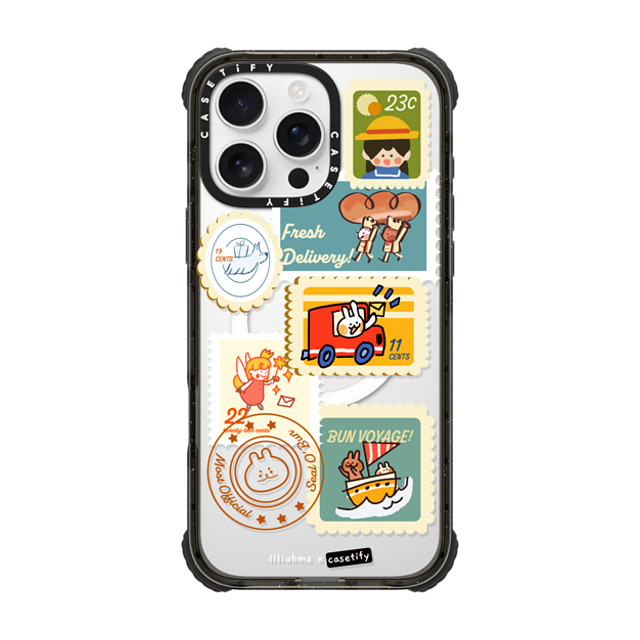 Liliuhms x CASETiFY iPhone 16 Pro Max Case Black ウルトラ インパクトケース MagSafe 対応 Postage Party Liliuhms x CASETiFY iPhone 16 Pro Max Case Black ウルトラ インパクトケース MagSafe 対応 Postage Party