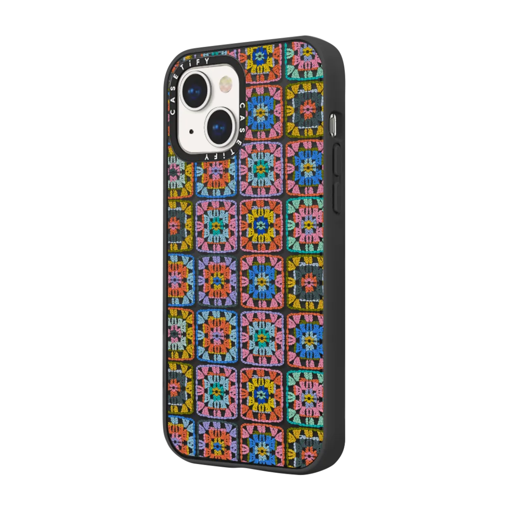 Impact iPhone 13 Case - Grannie Squares by Oh So Graceful