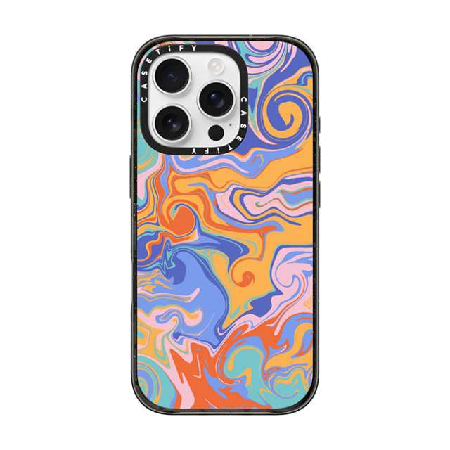 Oh So Graceful x CASETiFY iPhone 16 Pro ケース Geometric,Abstract ブラック インパクトケース Trippy by Oh So Graceful Back to School Oh So Graceful x CASETiFY iPhone 16 Pro ケース Geometric,Abstract ブラック インパクトケース Trippy by Oh So Graceful Back to School