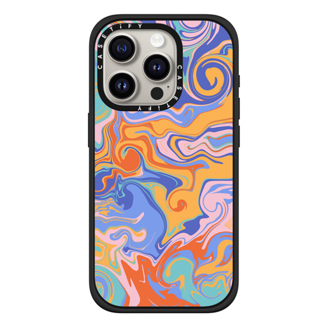 Oh So Graceful x CASETiFY iPhone 15 Pro ケース Geometric,Abstract マットブラック インパクトケース MagSafe対応 Trippy by Oh So Graceful Back to School Oh So Graceful x CASETiFY iPhone 15 Pro ケース Geometric,Abstract マットブラック インパクトケース MagSafe対応 Trippy by Oh So Graceful Back to School