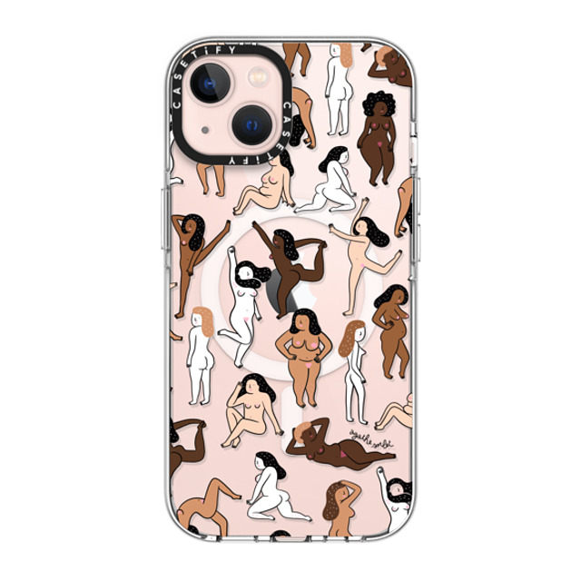 Agathe Sorlet x CASETiFY iPhone 13 ケース クリア クリア ケース MagSafe対応 ウィメンズ