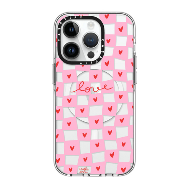 Agathe Sorlet x CASETiFY iPhone 14 Pro Case Clear Clear Case MagSafe Compatible いいね Agathe Sorlet x CASETiFY iPhone 14 Pro Case Clear Clear Case MagSafe Compatible いいね